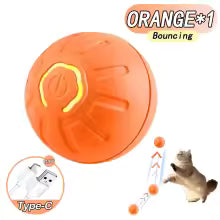 🐶🐈‍⬛ Pelota Interactiva para tu mascota con Movimiento Automático y Luz LED