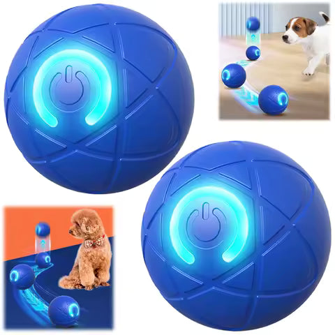 🐶🐈‍⬛ Pelota Interactiva para tu mascota con Movimiento Automático y Luz LED